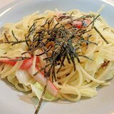 かにかまと春キャベツの和風パスタ